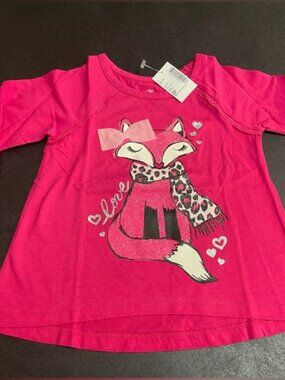The Children’s Place Toddler Girl High Low Top Long Sleeve size 2T(#5501)